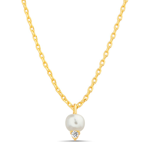 Nutcracker Christmas Card with Pearl & CZ Pendant Necklace