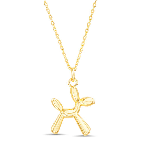 Let’s Celebrate Card with Balloon Dog Necklace