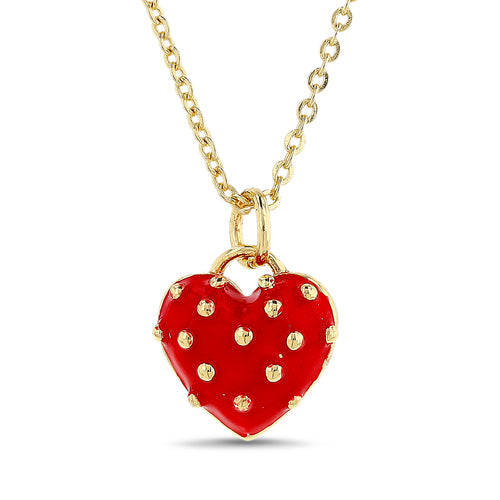 Here’s to You Card with Red Heart Lock Necklace